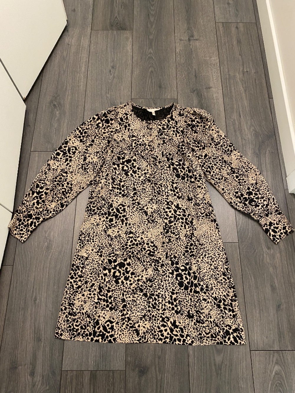 Rebecca Taylor Silk Leopard Print Dress Size 6